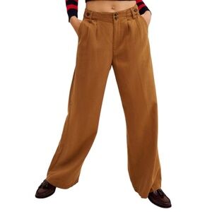 Madewell Wide Leg Pants. Size: 10.  Color: Brown